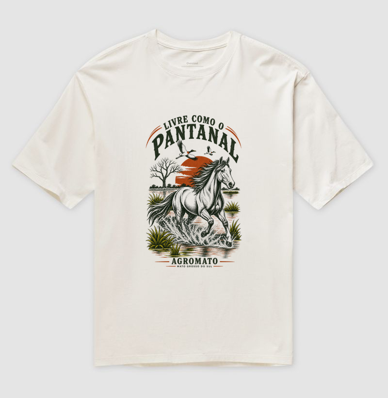 Camiseta Livre como o Pantanal - Imagem 4