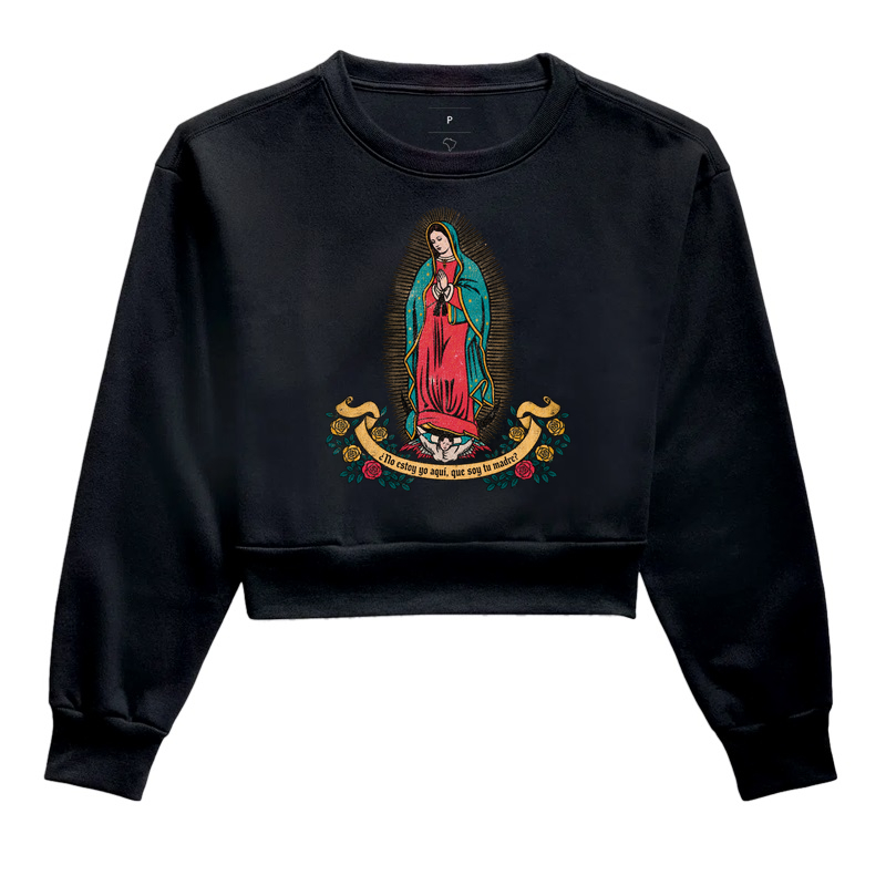 Moletom Boxy La Guadalupana - Cropped Moletom