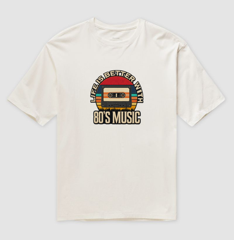 Camiseta Music 80 Retro - Imagem 4