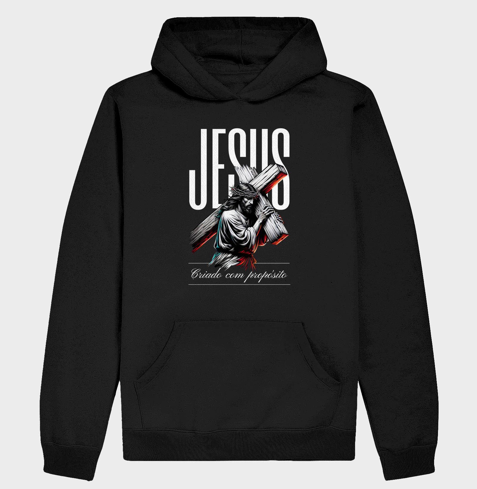 Hoodie Moletom Criado Com Propósito - Imagem 3