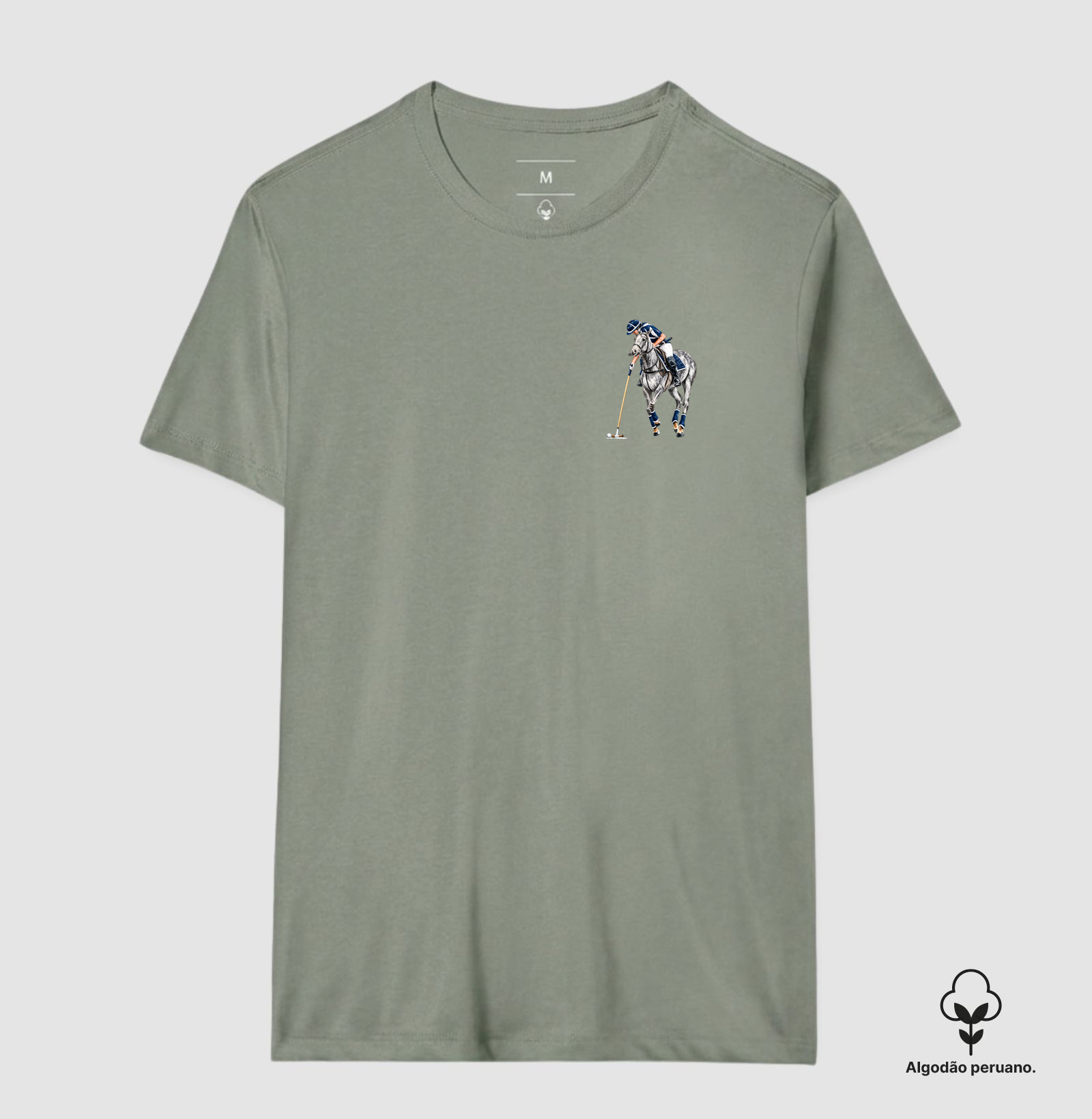 Polo - Tordilho Blue&White (Peito) - Imagem 8