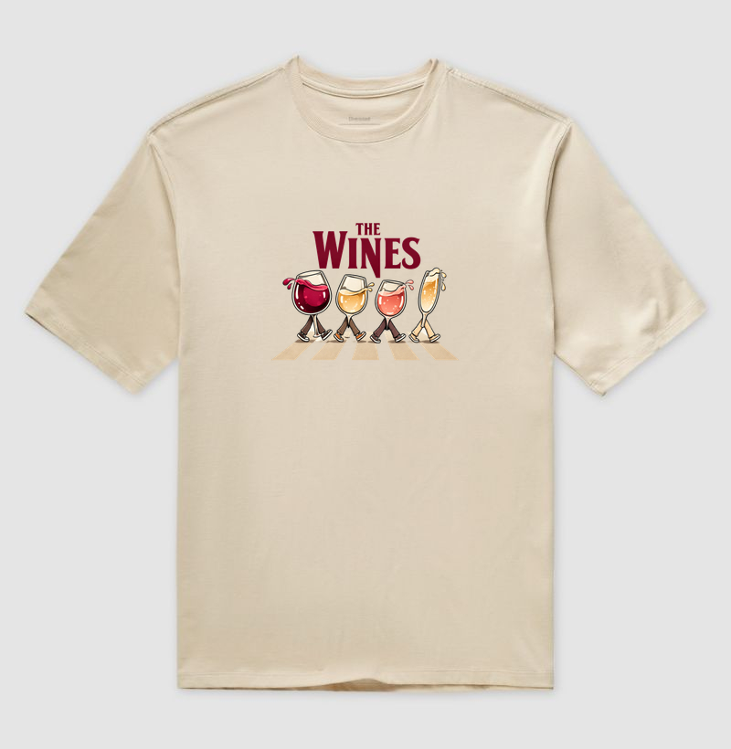 Camiseta Oversized The Wines – Taças de Vinho na Faixa de Pedestres - Imagem 3