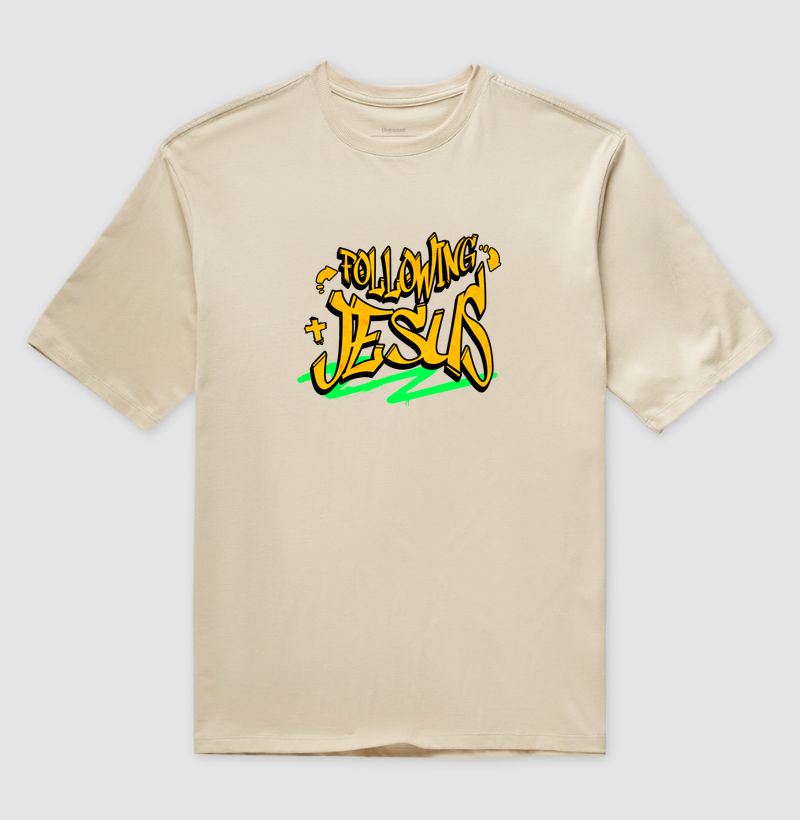 Following Jesus — Camiseta Oversized - Imagem 5