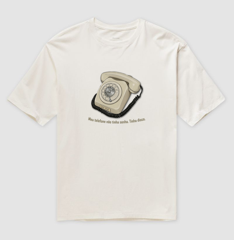 Camiseta Vintage Telefone Disco - Imagem 4