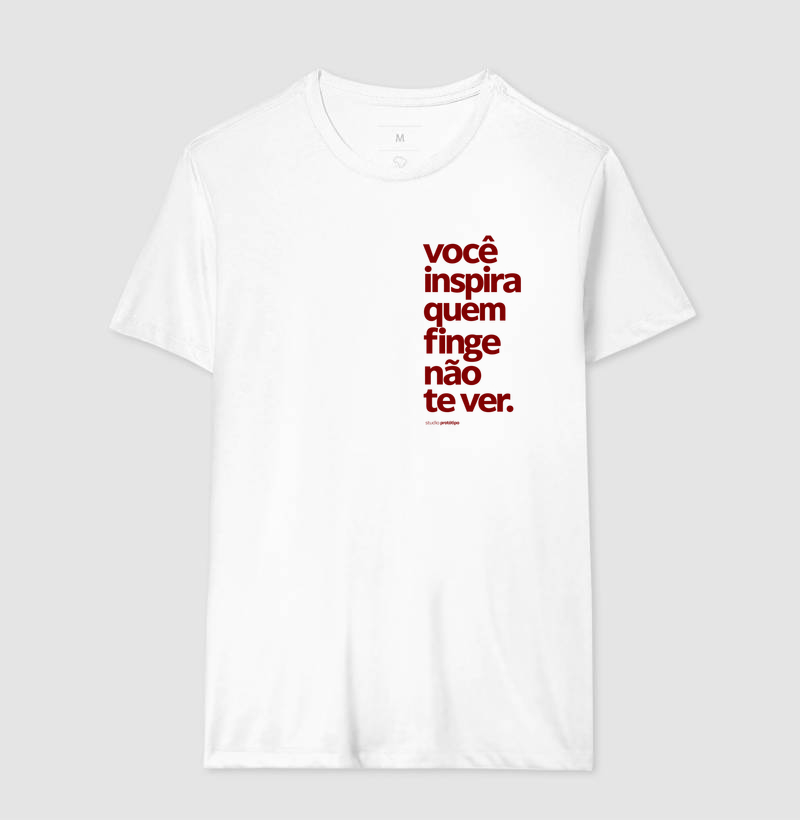 Camiseta Você Inspira Quem Finge Não Te Ver - Imagem 4
