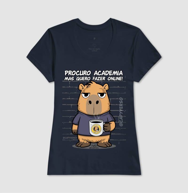 Camiseta Capivara Academia Online - Imagem 7