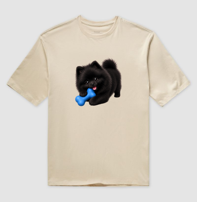 Pomerânia (Spitz Alemão) Preto - Desenho Animado - Imagem 3