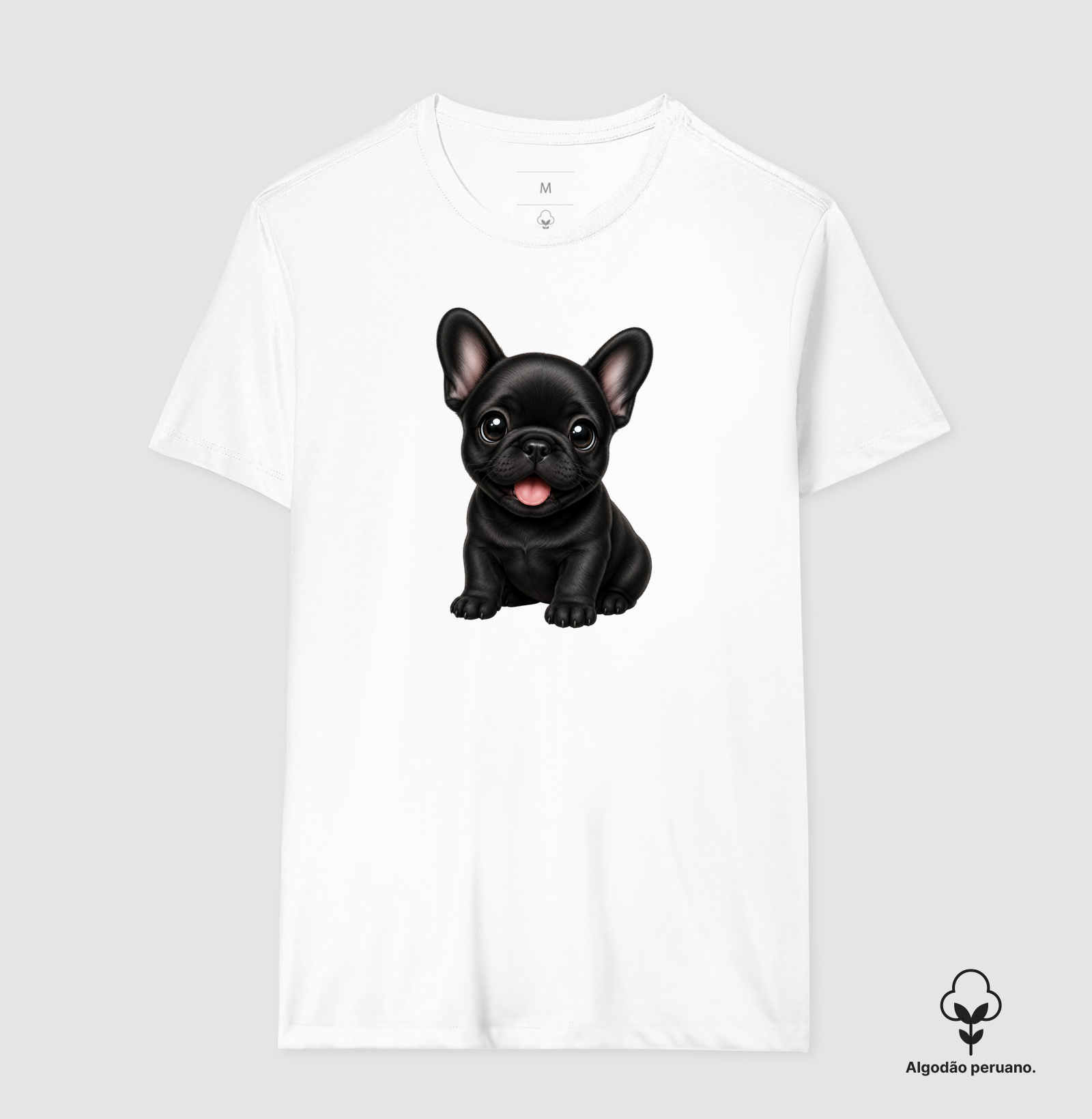 Bulldog (Buldogue) Francês Preto - Desenho Animado - Imagem 3