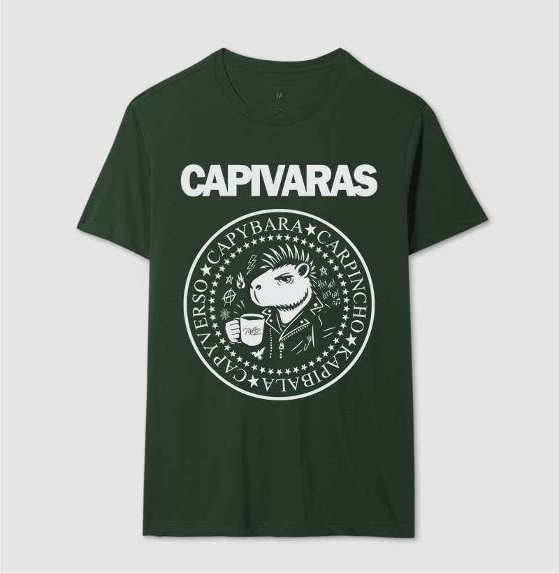 Camiseta Capivara Punk Rock - Imagem 10