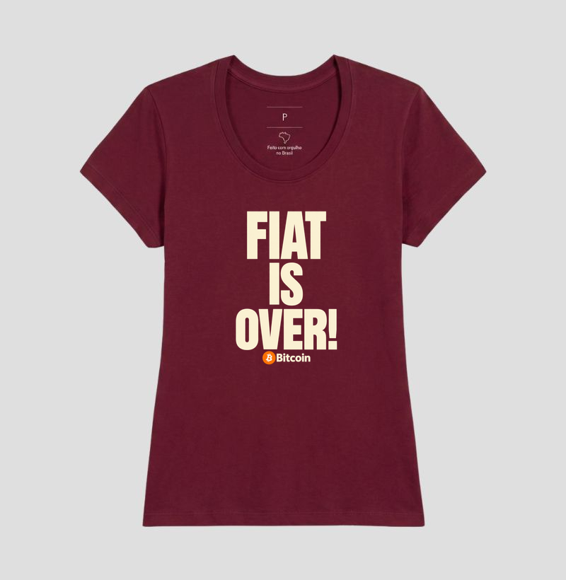 Camiseta Bitcoin Fiat Is Over - Imagem 20