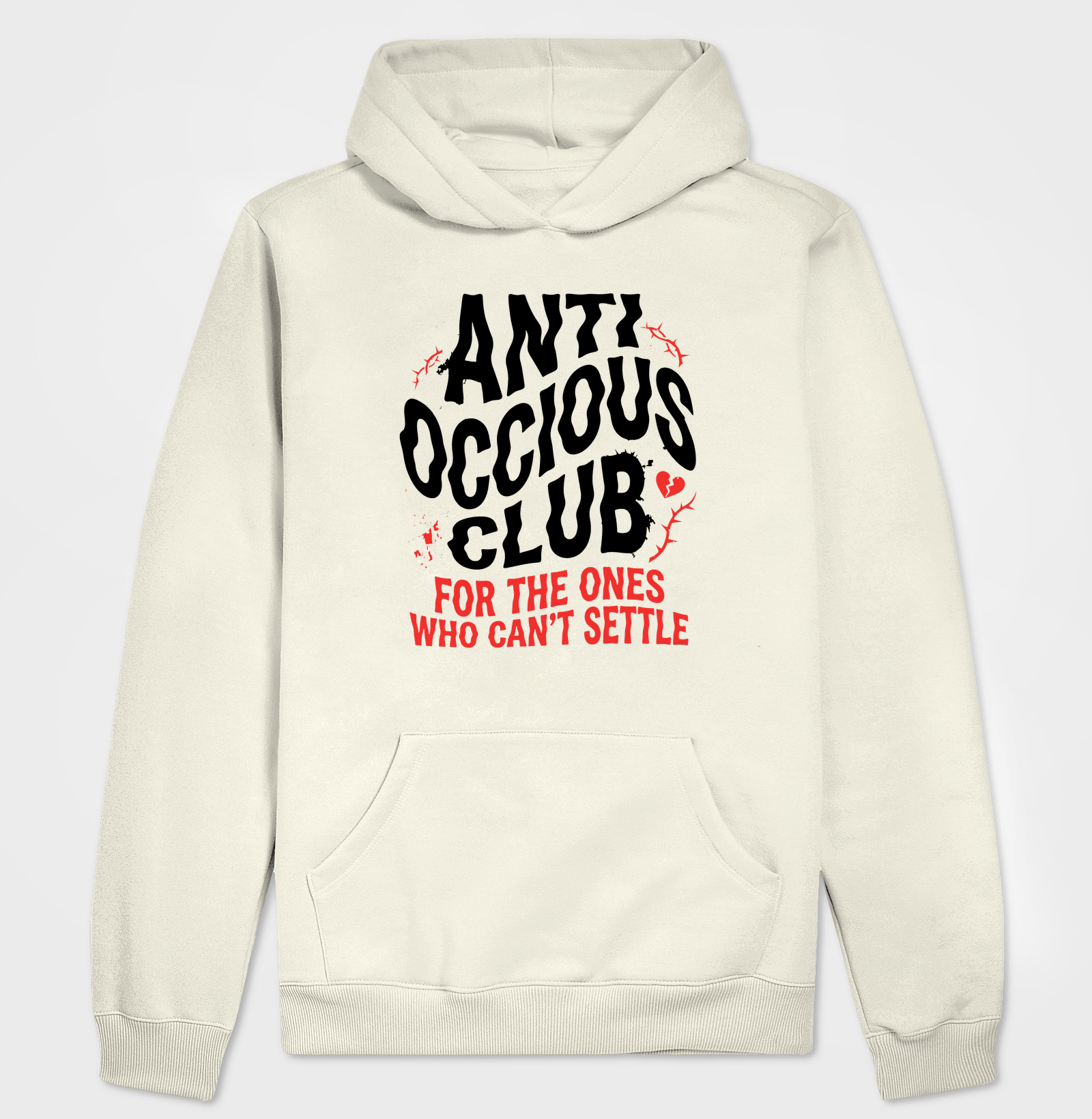 Hoodie Slim - FOR THE ONES WHO CAN'T SETTLE - Imagem 2