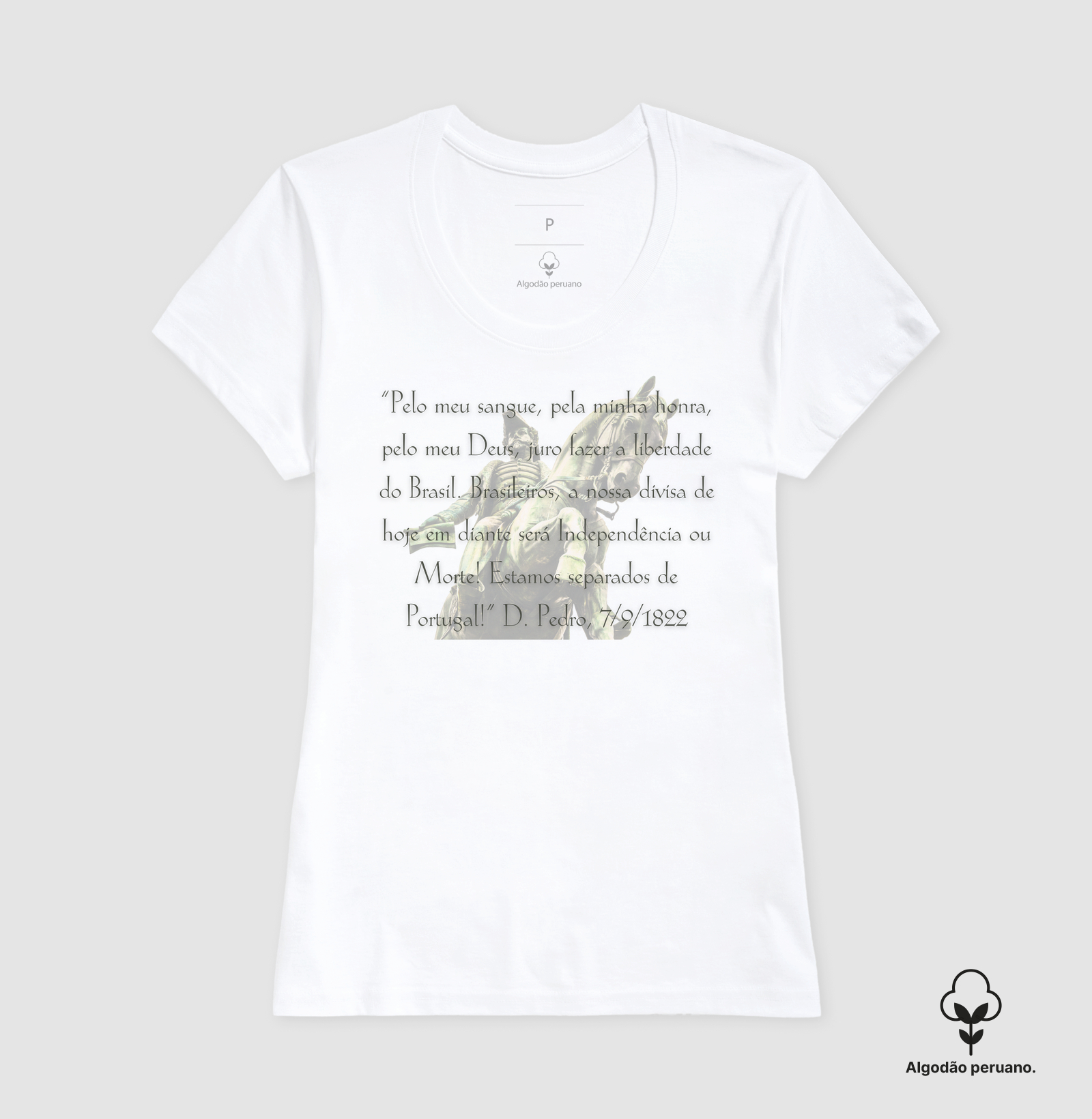 Camiseta Algodão Independência ou Morte - Imagem 4