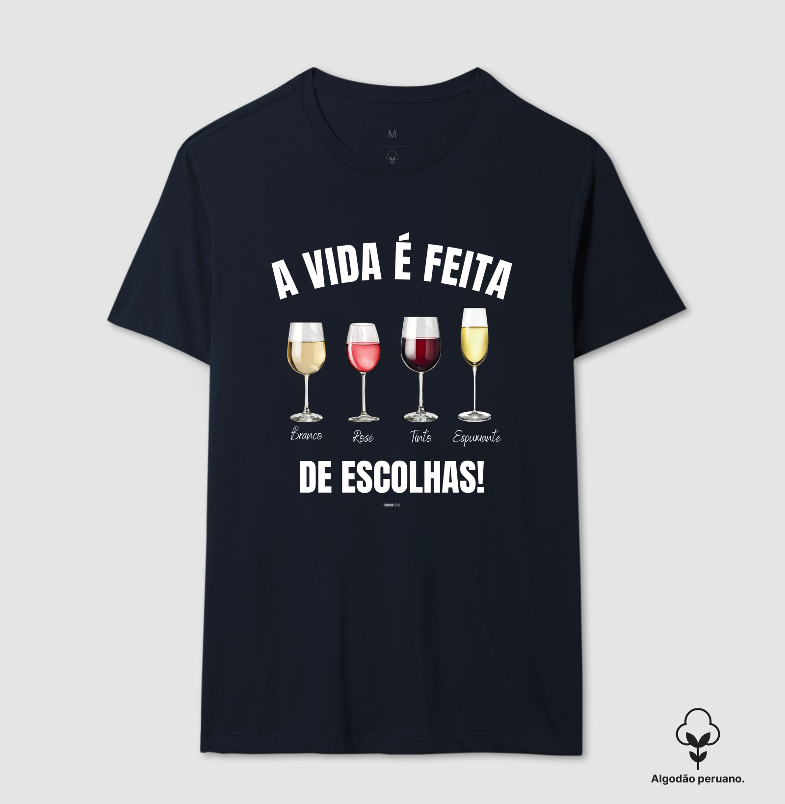 Camiseta Vinho - A Vida é feita de escolhas 2 - Imagem 4