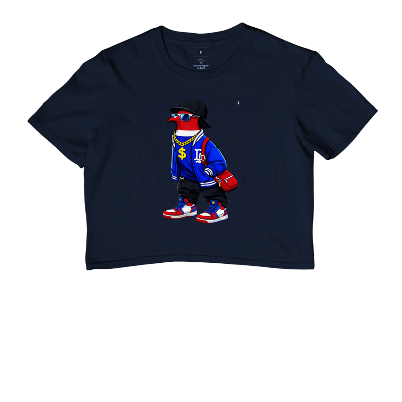 Essa arte vibrante e cheia de atitude traz um estilo com visual de rua, combinando moda hip-hop, cores marcantes e confiança total. - Imagem 4