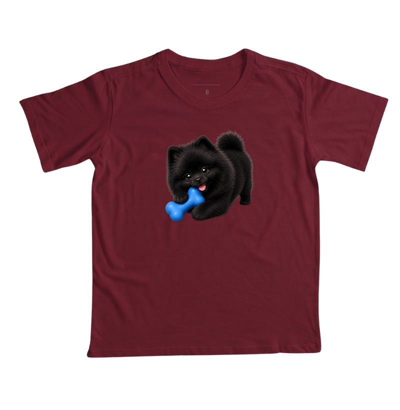 Pomerânia (Spitz Alemão) Preto - Desenho Animado - Imagem 2