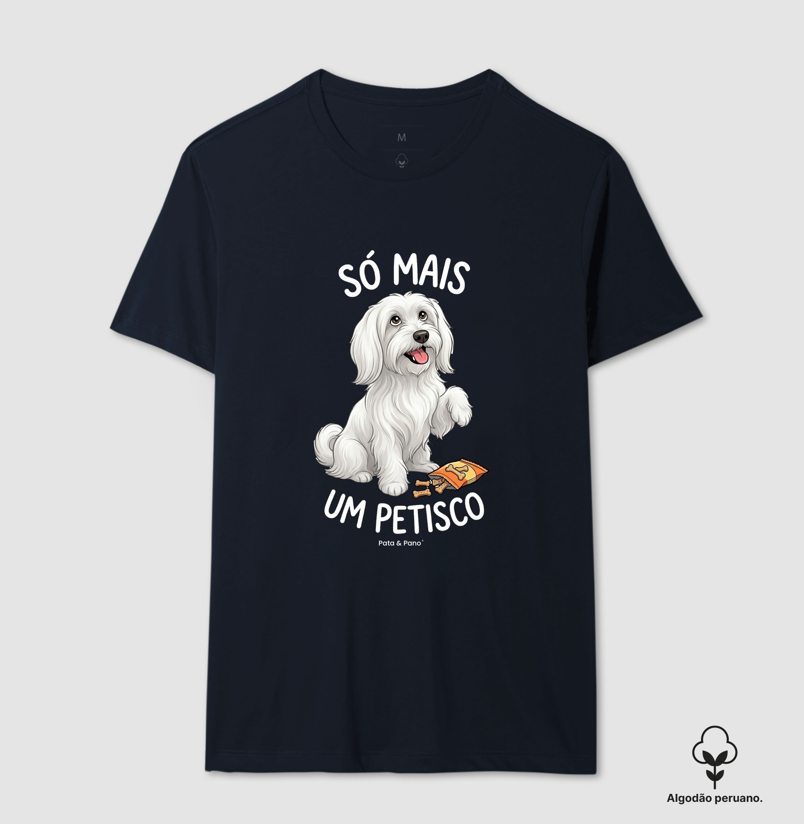 CAMISETA ALGODÃO PERUANO MALTÊS PETISCO - Imagem 8
