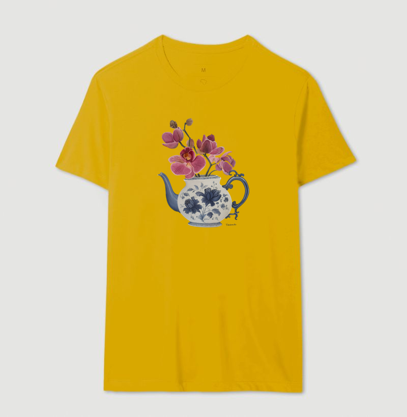 Camiseta Vaso Floral com Orquideas TAANA - Imagem 14