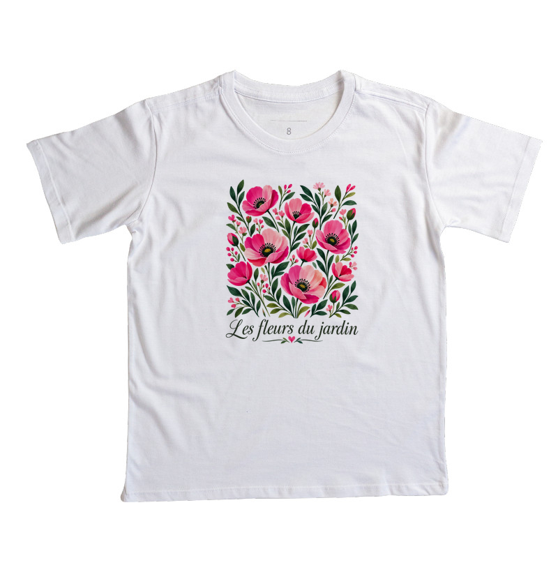 Camiseta Les fleurs du jardin - Imagem 2