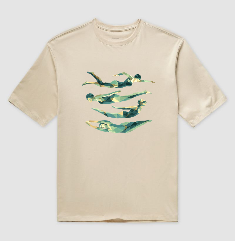 Camiseta Oversized Natação - Nadadoras - Imagem 3