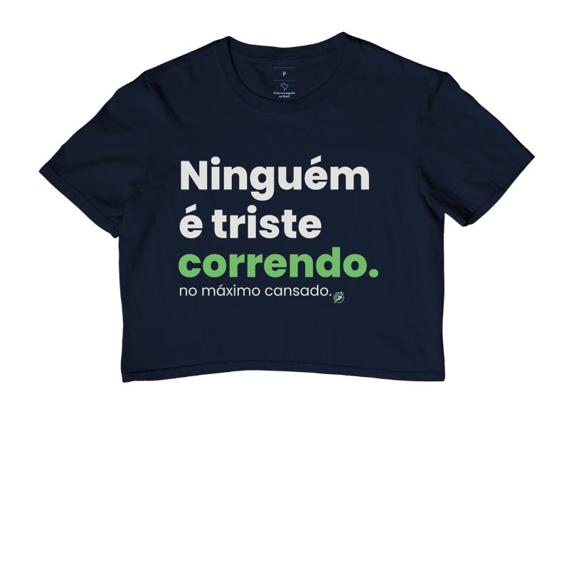 Cropped Corrida - Ninguém É Triste Correndo - Imagem 4