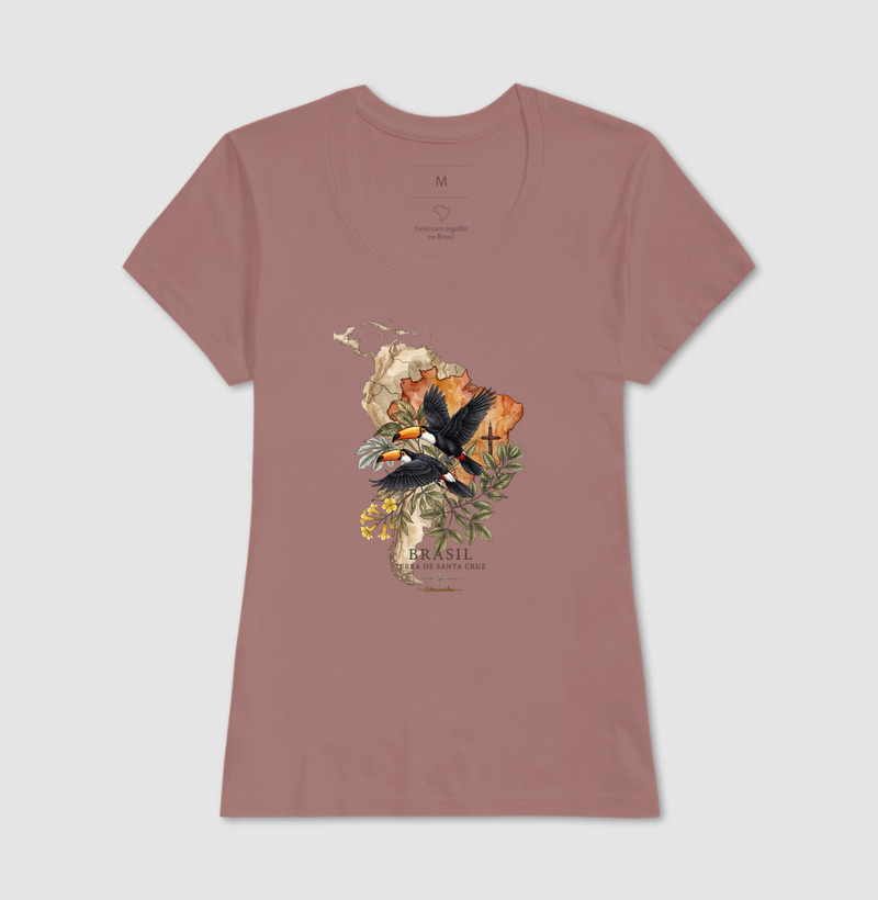 Camiseta Tucanos & Ipê - Brasil Terra de Santa Cruz - Fé, História e Natureza - Imagem 17