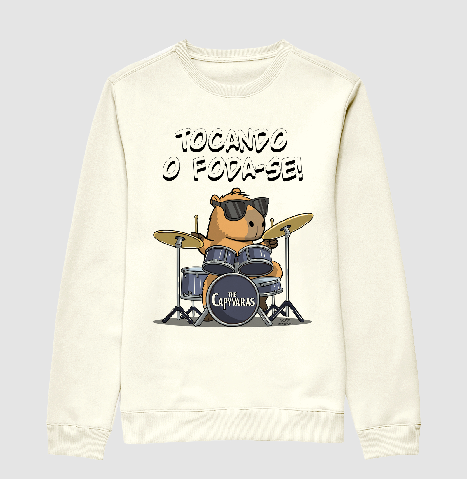 Camiseta Capivara Tocando o Foda-se - Imagem 2