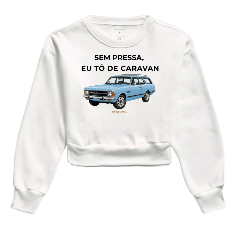 Sem pressa, eu tô de Caravan - azul claro - Imagem 3
