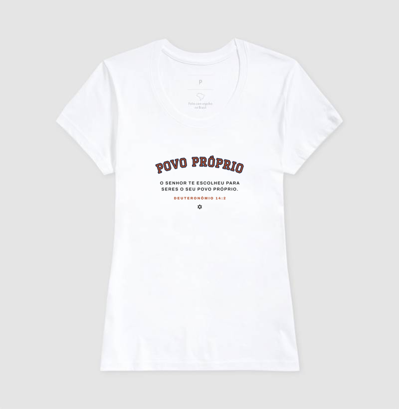 Camiseta Cristã Povo Próprio Israel Vivo - Imagem 5
