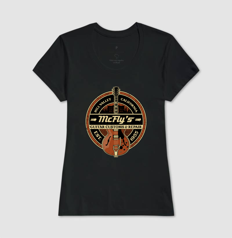Camiseta McFly's Guitar Customs - Imagem 3
