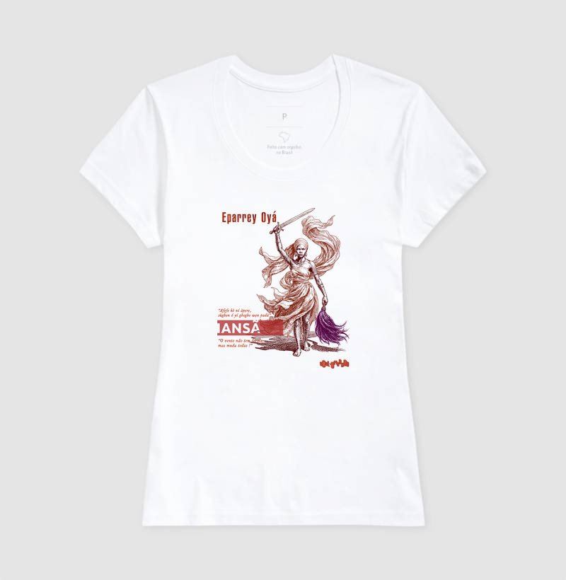 camiseta IANSÃ iorubá feminina