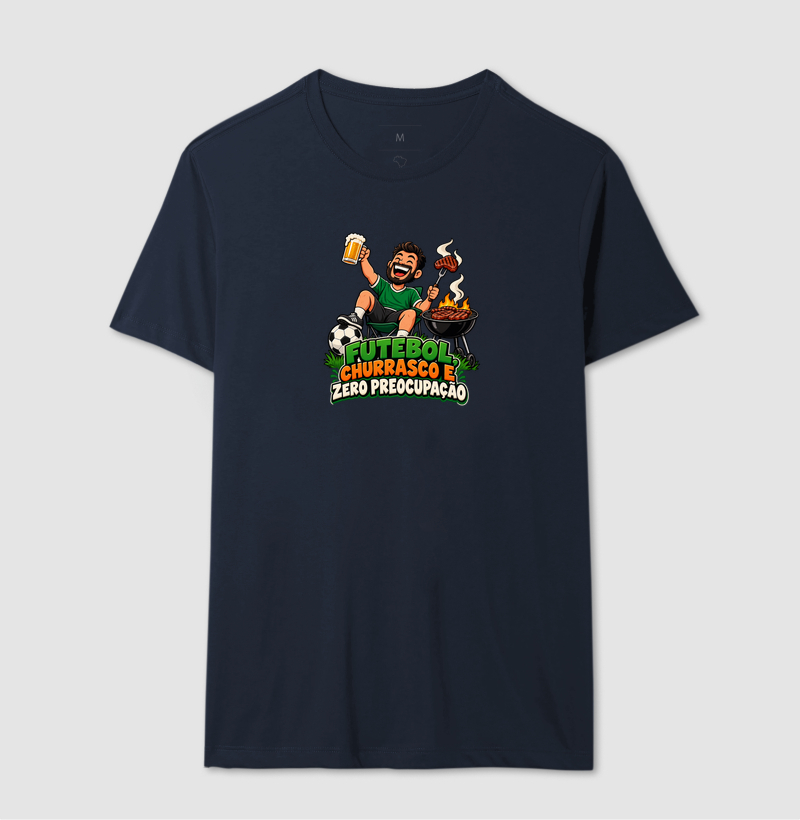 Camiseta Futebol e Churrasco. - Imagem 3