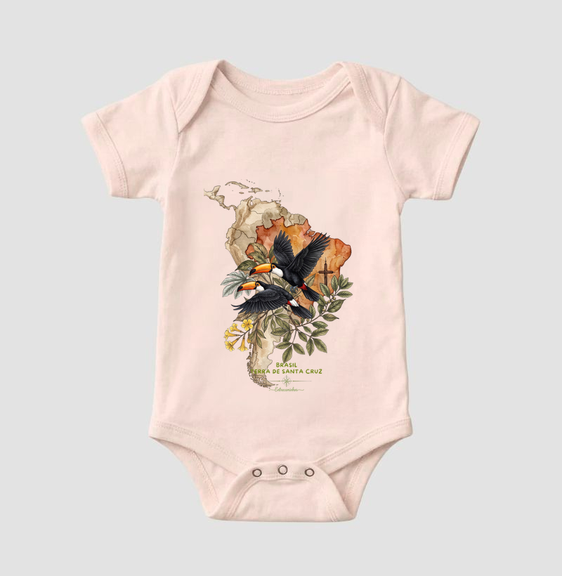 Camiseta Tucanos & Ipê - Brasil Terra de Santa Cruz - Fé, História e Natureza - Imagem 5
