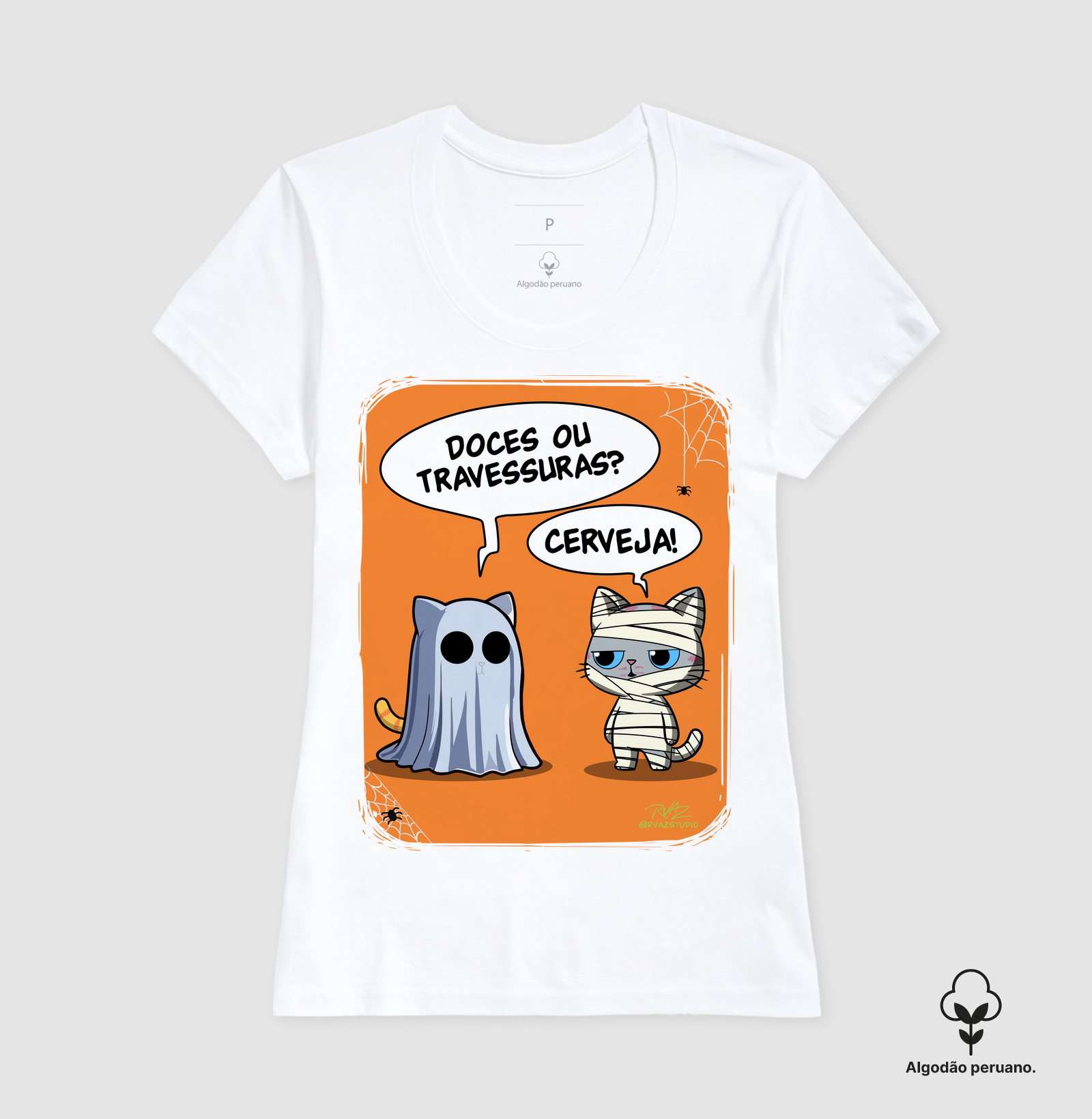 Camiseta Gato Sincero Halloween - Imagem 6