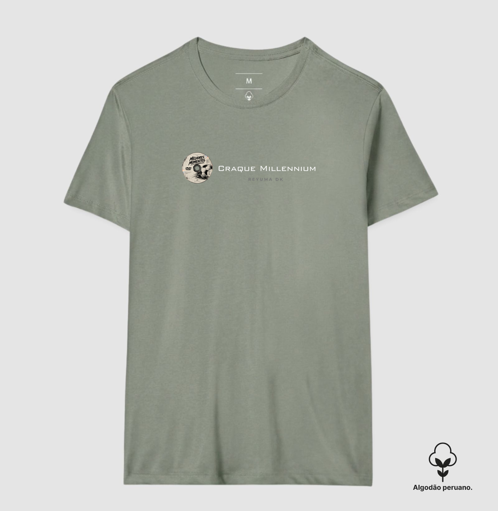 Camiseta Masculina, Feminina, Babylook e Unissex de Algodão Peruano Futebol "Craque Millennium"  - Imagem 9