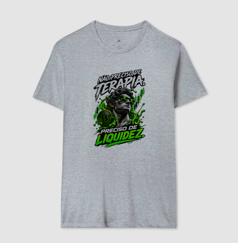 Camiseta Bitcoin Não Preciso de Terapia, Preciso de Liquidez - Imagem 10