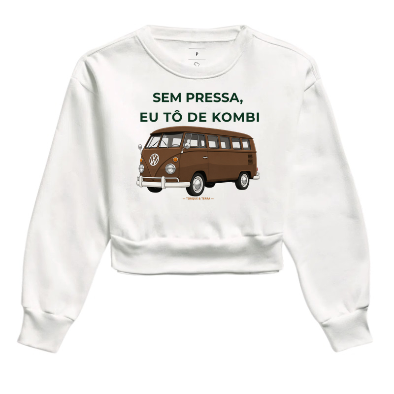 Sem pressa, eu tô de Kombi - Marrom - Imagem 3