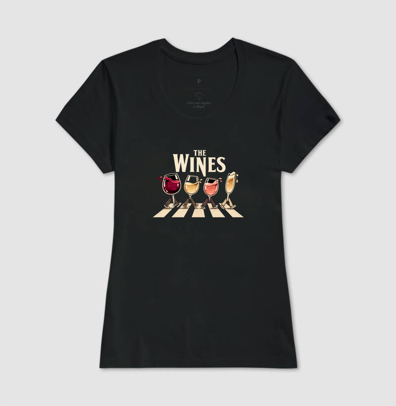 Camiseta The Wines – Taças de Vinho na Faixa de Pedestres - Imagem 3