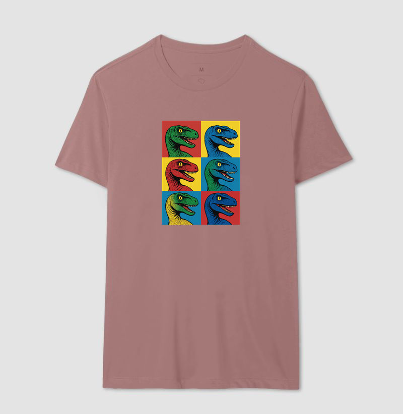 Camiseta Dino Pop Velociraptor - Imagem 18
