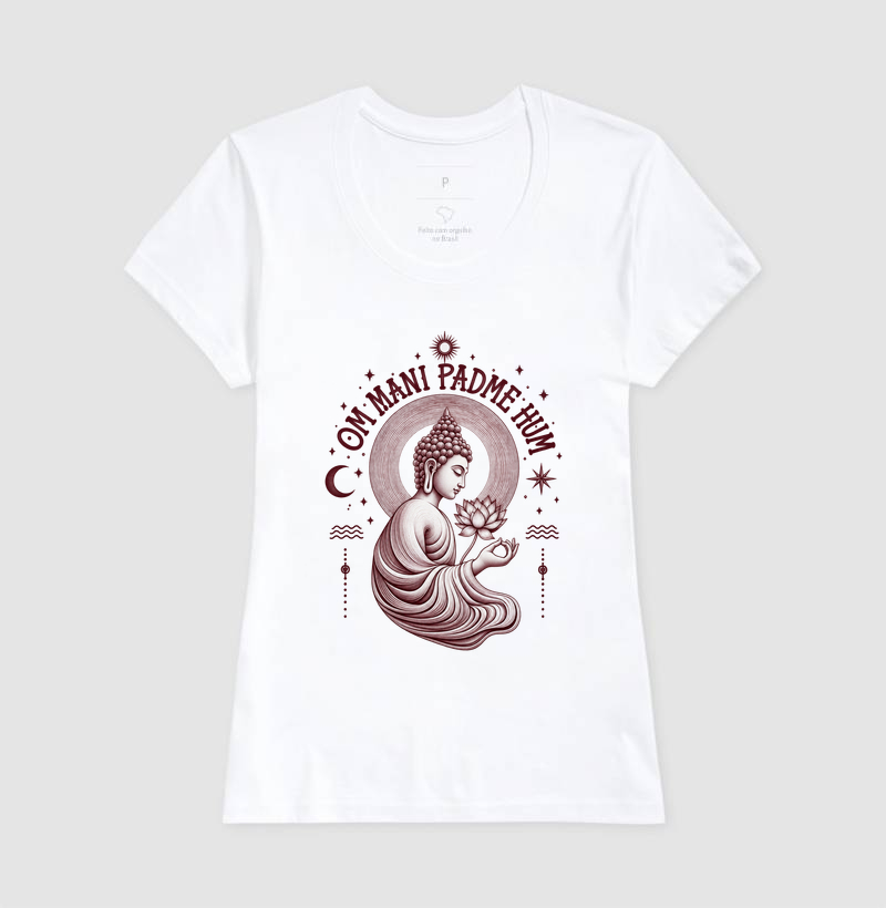 Camiseta - OM Mani Padme Hum - Imagem 4