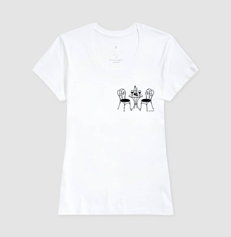 Camiseta Bistrô para Dois - Imagem 5