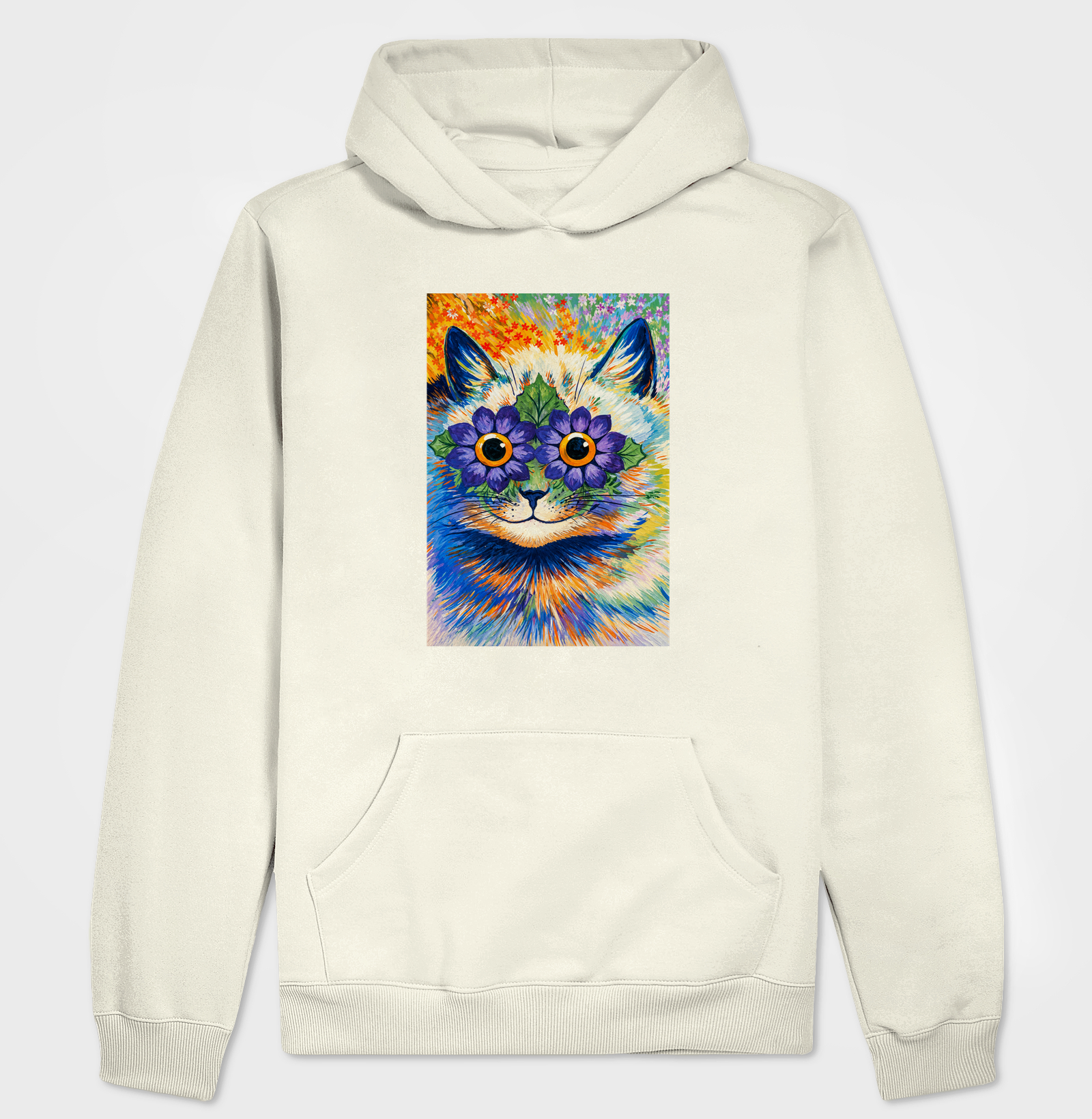 Psychedelic Flower Cat -  Louis Wain - Imagem 3