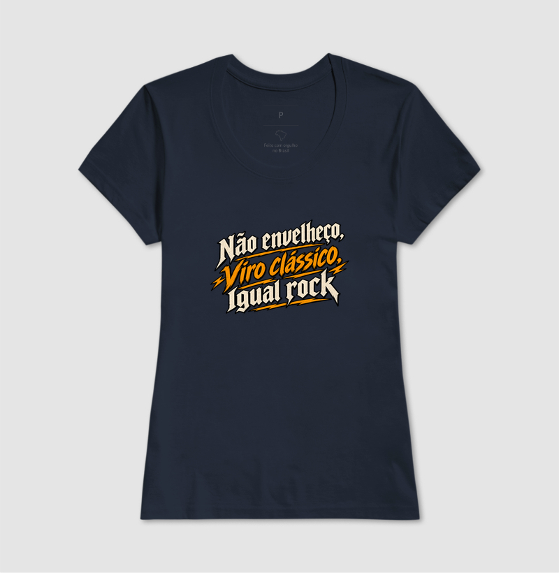 Camiseta Rock “Não Envelheço, Viro Clássico” - Imagem 7