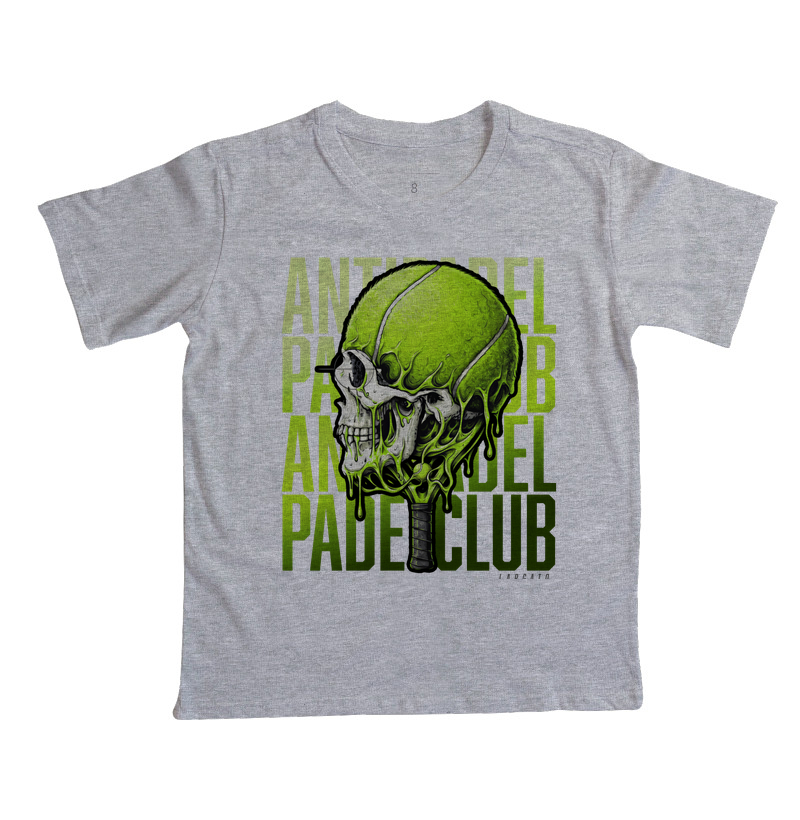 Camiseta Anti-Padel Caveira Verde - Imagem 6