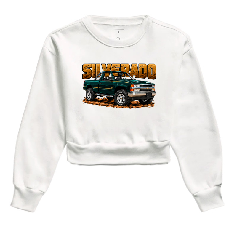 Moletom cropped feminino Silverado - Imagem 6