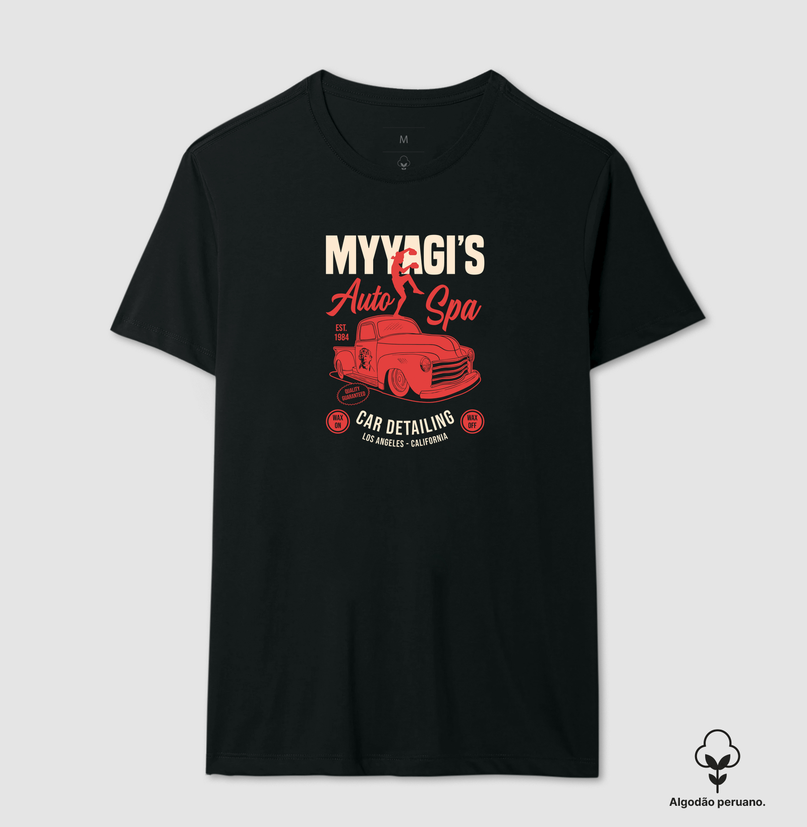 Camiseta Algodão Peruano Myyagi's Estética Automotiva - Imagem 2