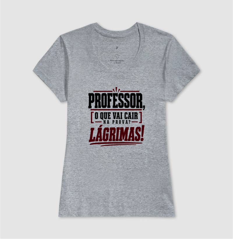 Camiseta Masculina Algodão O Que Vai Cair Na Prova - Imagem 9