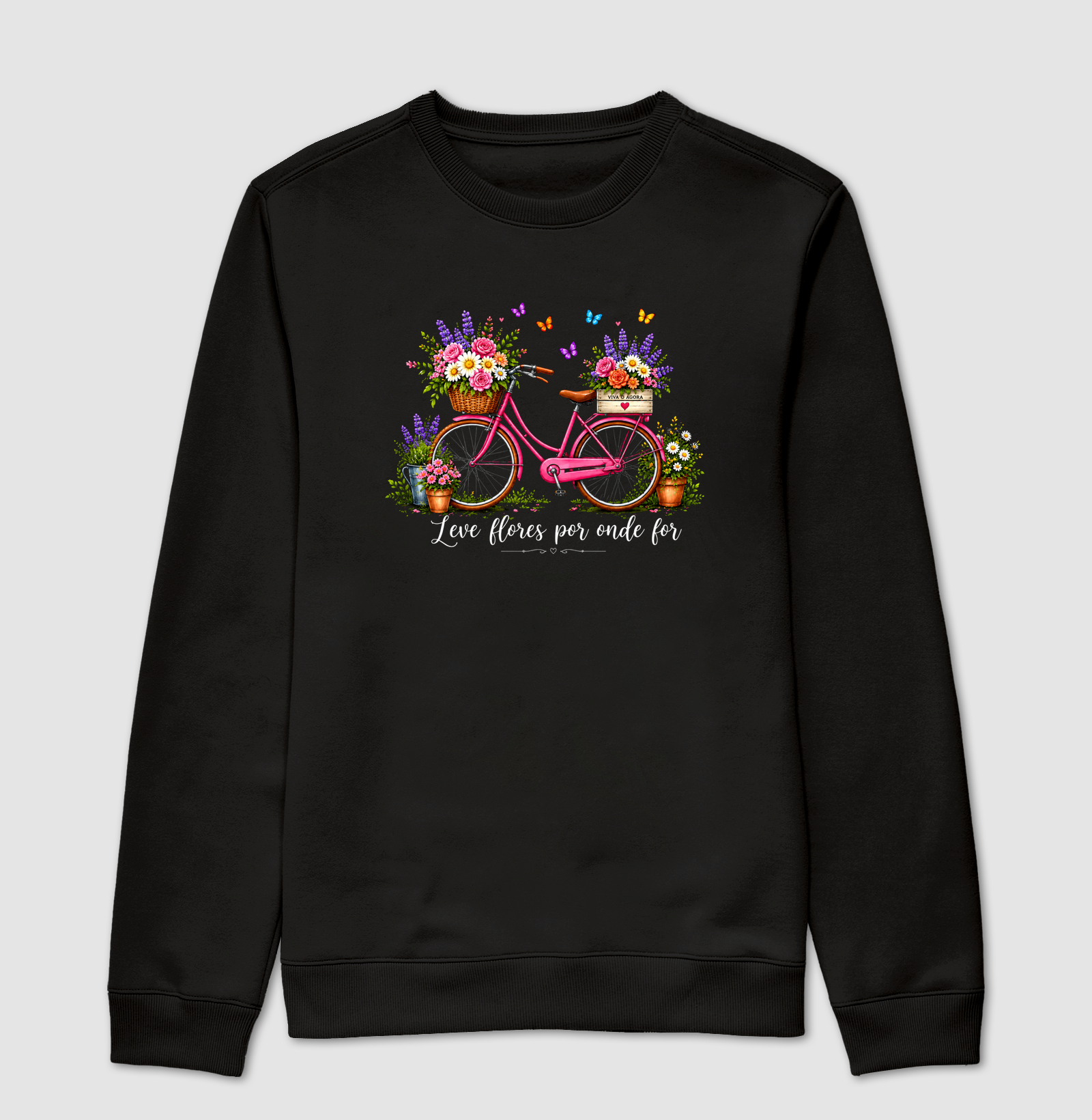 Camiseta Leve flores por onde for - Imagem 4