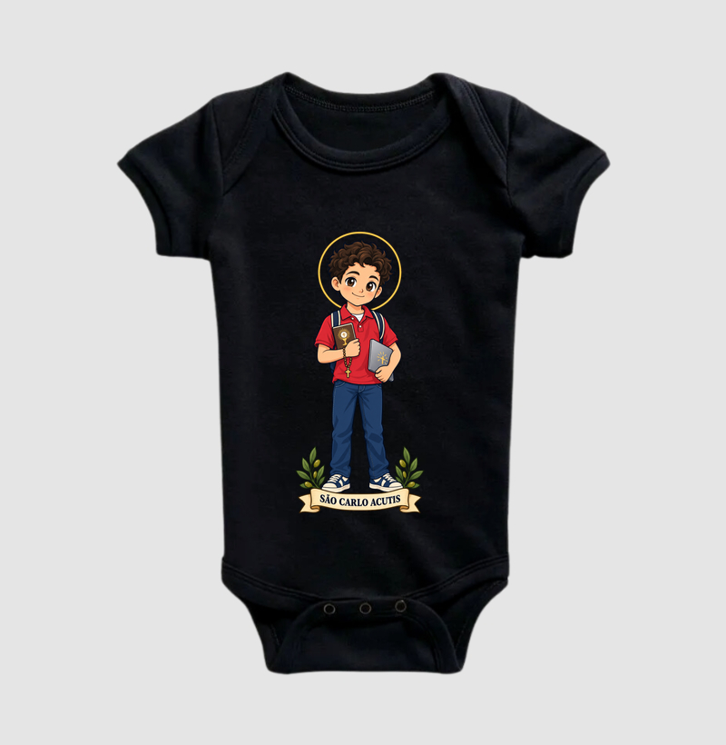 São Carlo Acutis - estilo chibi - Imagem 2