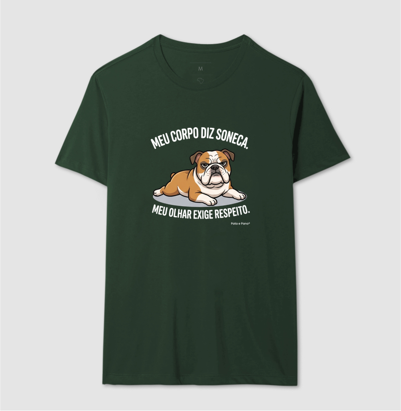 CAMISETA BULLDOGUE INGLÊS OLHAR - Imagem 12