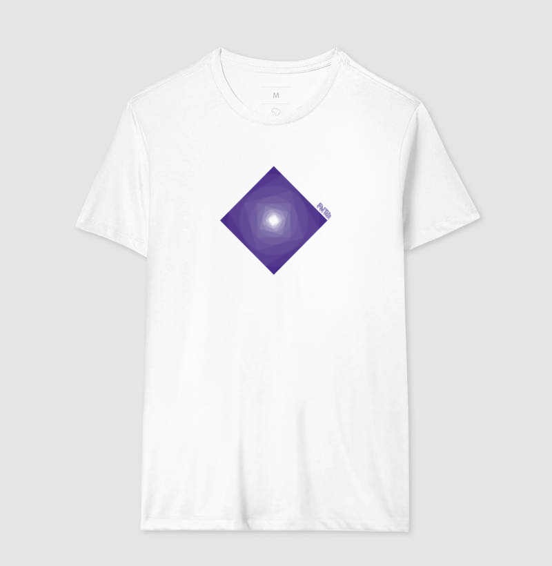 T-SHIRT "INFINITA FANTASIA" / ROXO MINIMAL
